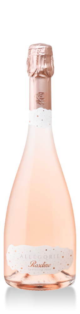 Vin de France Sparkling Extra Brut Rosé Allegorie Chateau Sainte Rosel