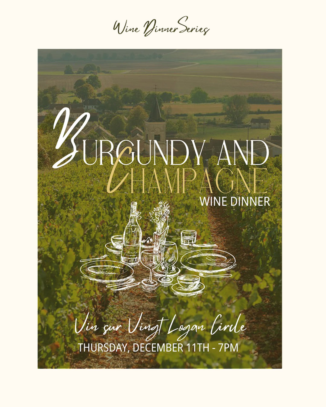 Champagne and Burgundy Wine Dinner
