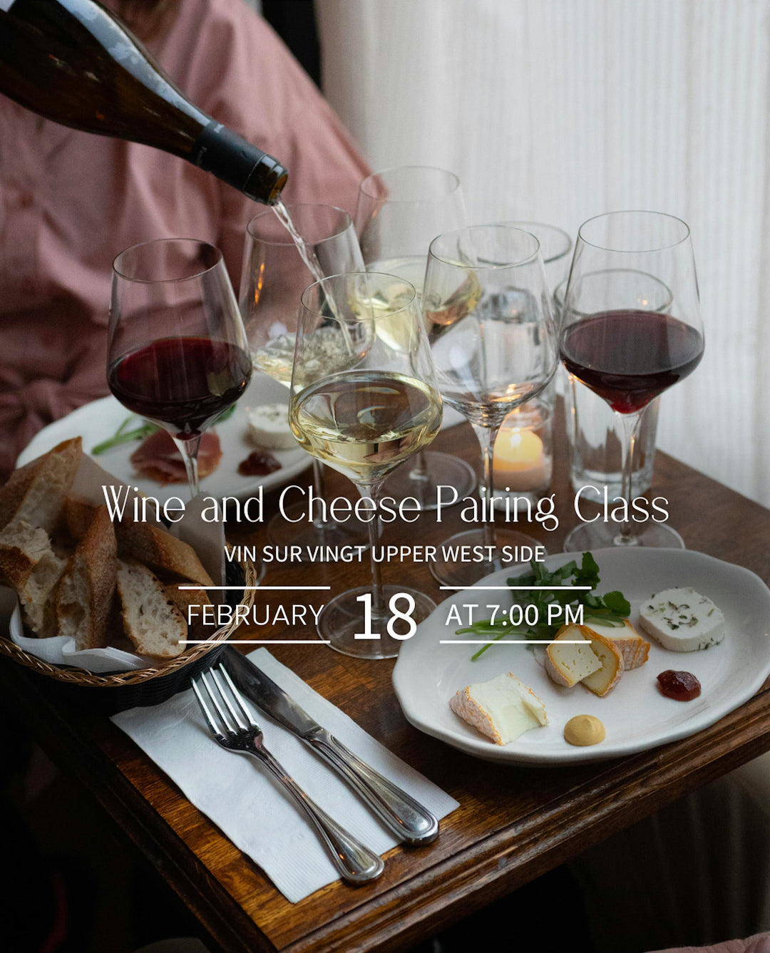 Wine & Cheese Pairing Class