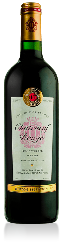 Bordeaux Rouge Semi Dry Kosher Chateleufe Herzog Selection 2022 750ml