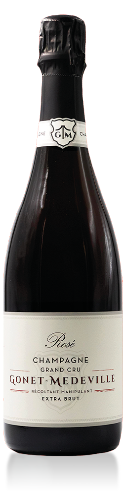 Champagne Extra Brut Grand Cru Rose Gonet-Medeville 750ml