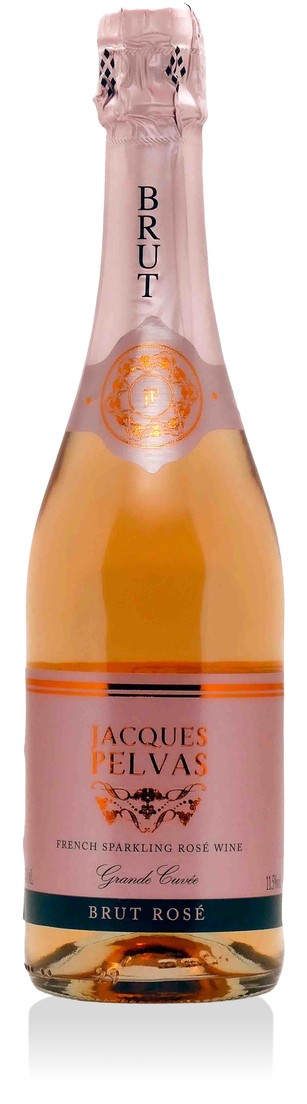 Sparkling Brut Rosé Jacques Pelvas NV 750ml