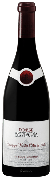 Bourgogne Hautes Cotes de Nuits Les Dames Huguettes Pinot Noir Domaine Bertagna 2023 750ml