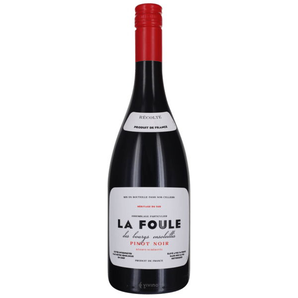 Vin de France Pinot Noir Des Bourgs Ensoleilles La Foule 2024 750ml