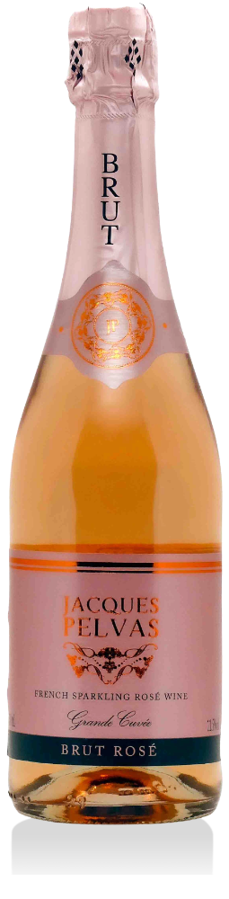 Sparkling Brut Rosé Jacques Pelvas NV 750ml
