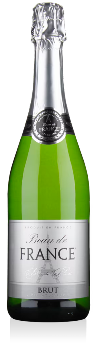 Vin de France Brut Blanc de Blancs Beau de France
