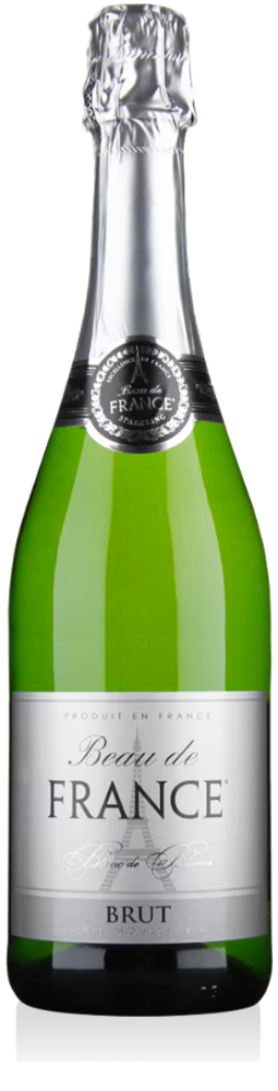 Vin de France Brut Blanc de Blancs Beau de France